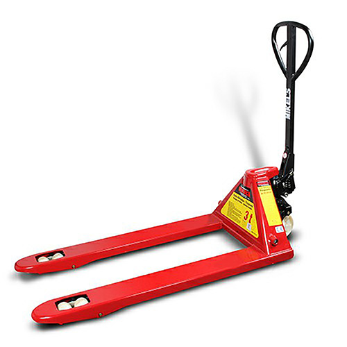 TRASPALETA HIDRAULICA 3 TON C/RUEDAS DE NYLON Y SISTEMA TANDEM