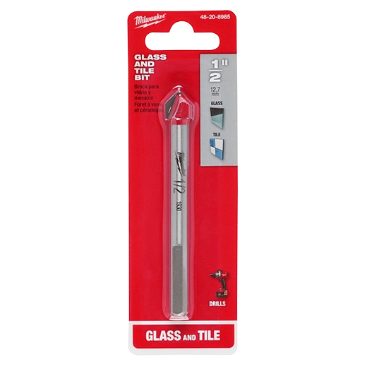 BROCA PARA VIDRIO Y AZULEJO DE 1/2" (12.7MM)
