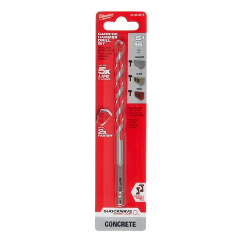 BROCA CON PUNTA DE CARBURO 5/16" X 4" X 6"