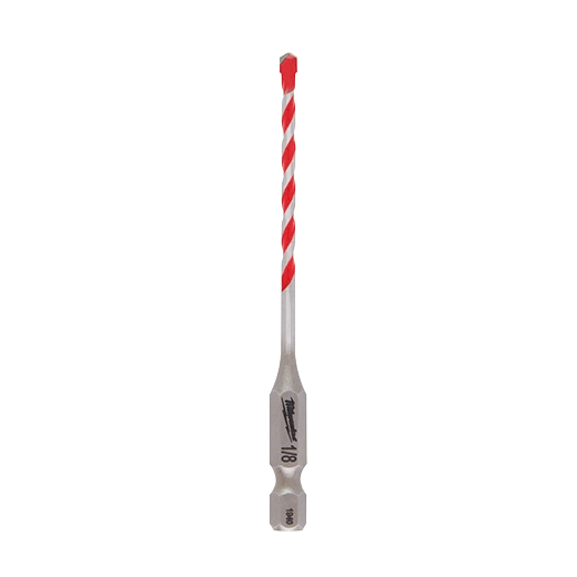 BROCA CON PUNTA DE CARBURO 1/4" X 2" X 4" - BULK (25)