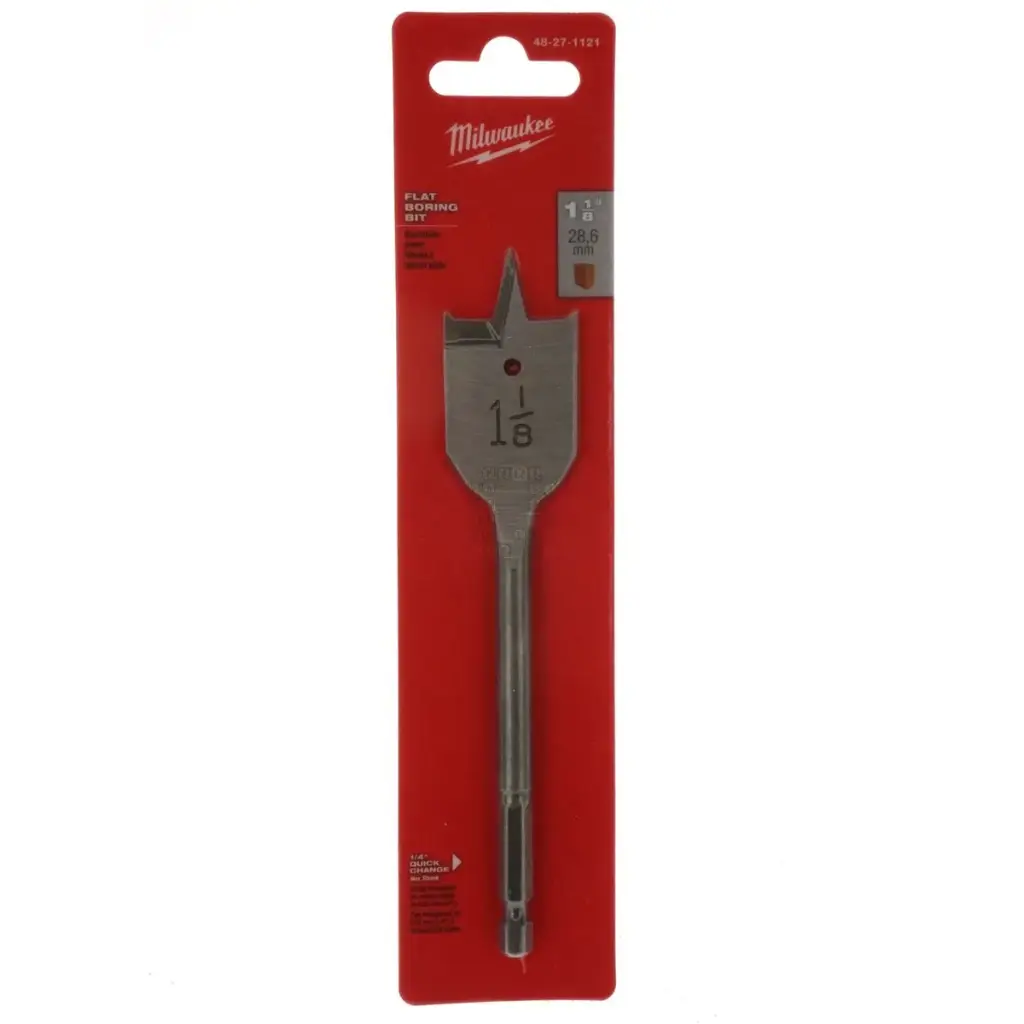 BROCA PLANA (MANITA) DE 1-1/8" X 6"
