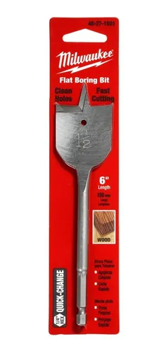 BROCA PLANA (MANITA) DE 1-1/2" X 6"