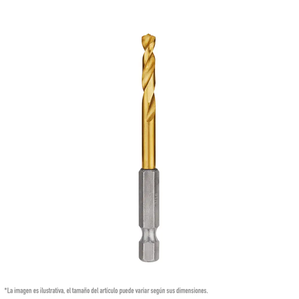 BROCA DE TITANIO SHOCKWAVE 3/16"
