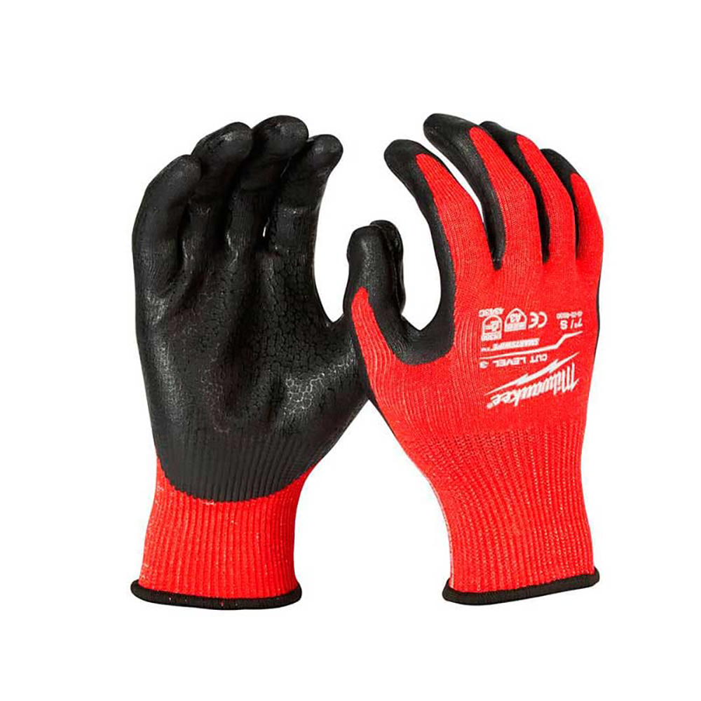 GUANTES ANTICORTE NIVEL 3 BAÑADOS EN NITRILO TALLA L