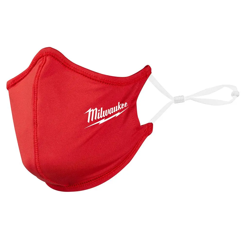 1PZ MÁSCARA FACIAL ROJA DE 2 CAPAS