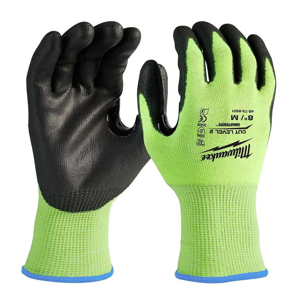 GUANTES DE CORTE 2 HIGH VIS 12PK-M