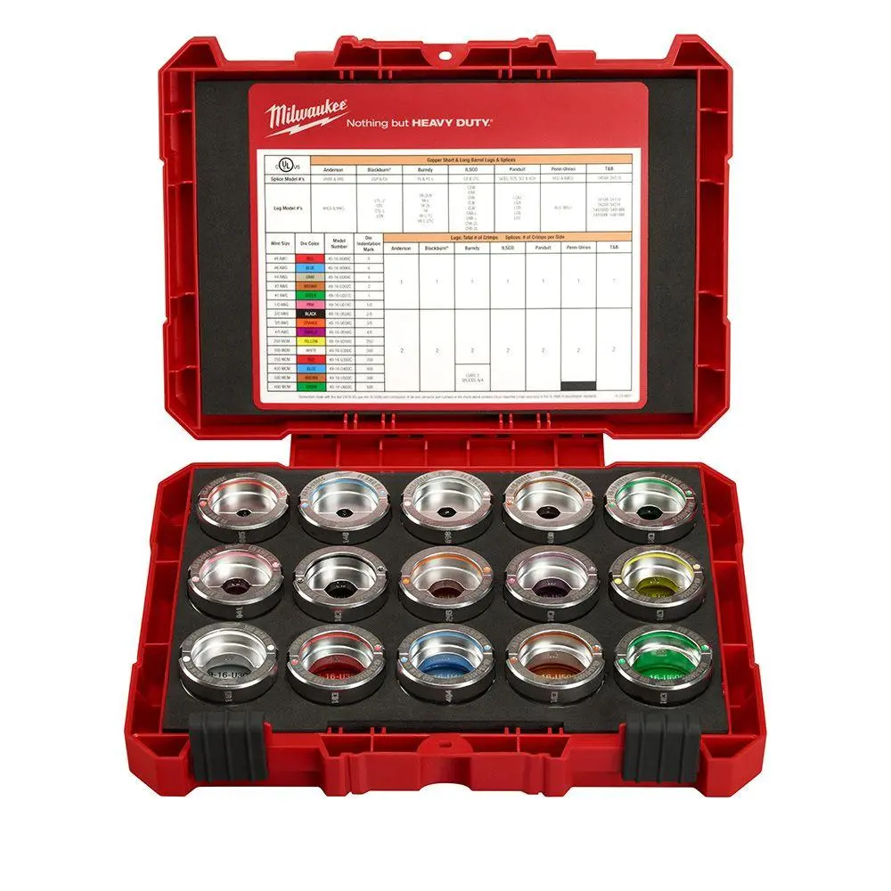 JUEGO DE DADOS DE COBRE #8-600 MCM KIT