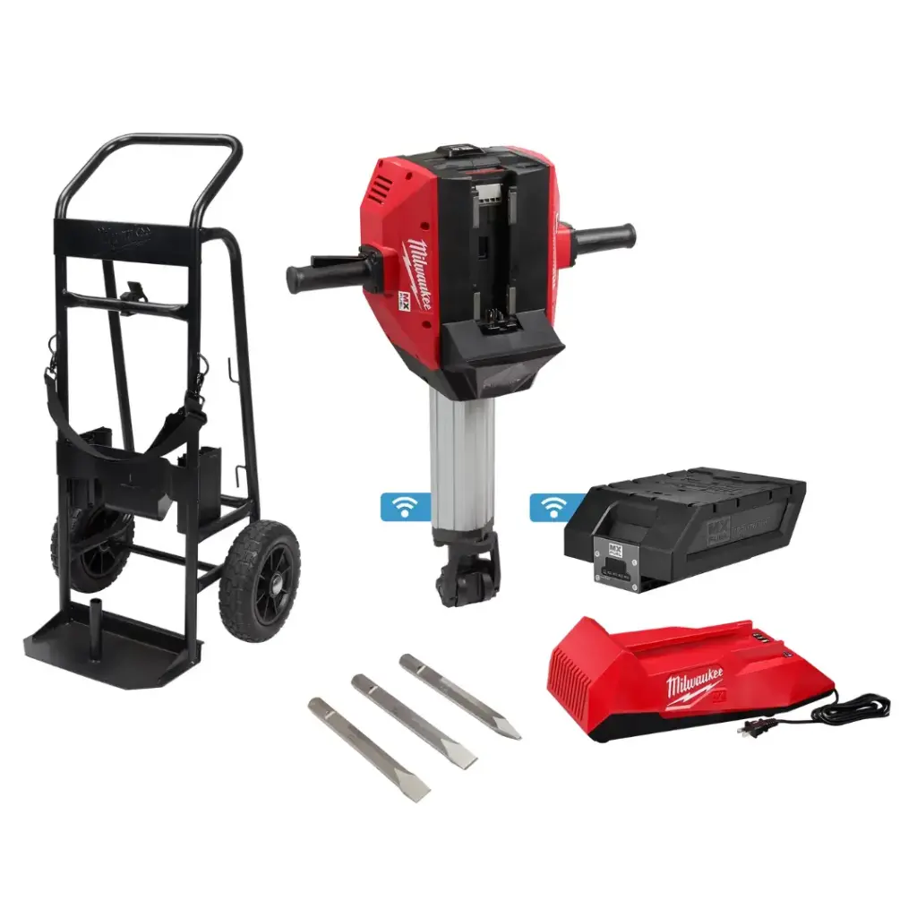 ROMPEDOR MX FUEL CON CARRITO, CINCELES Y BATERÍAS