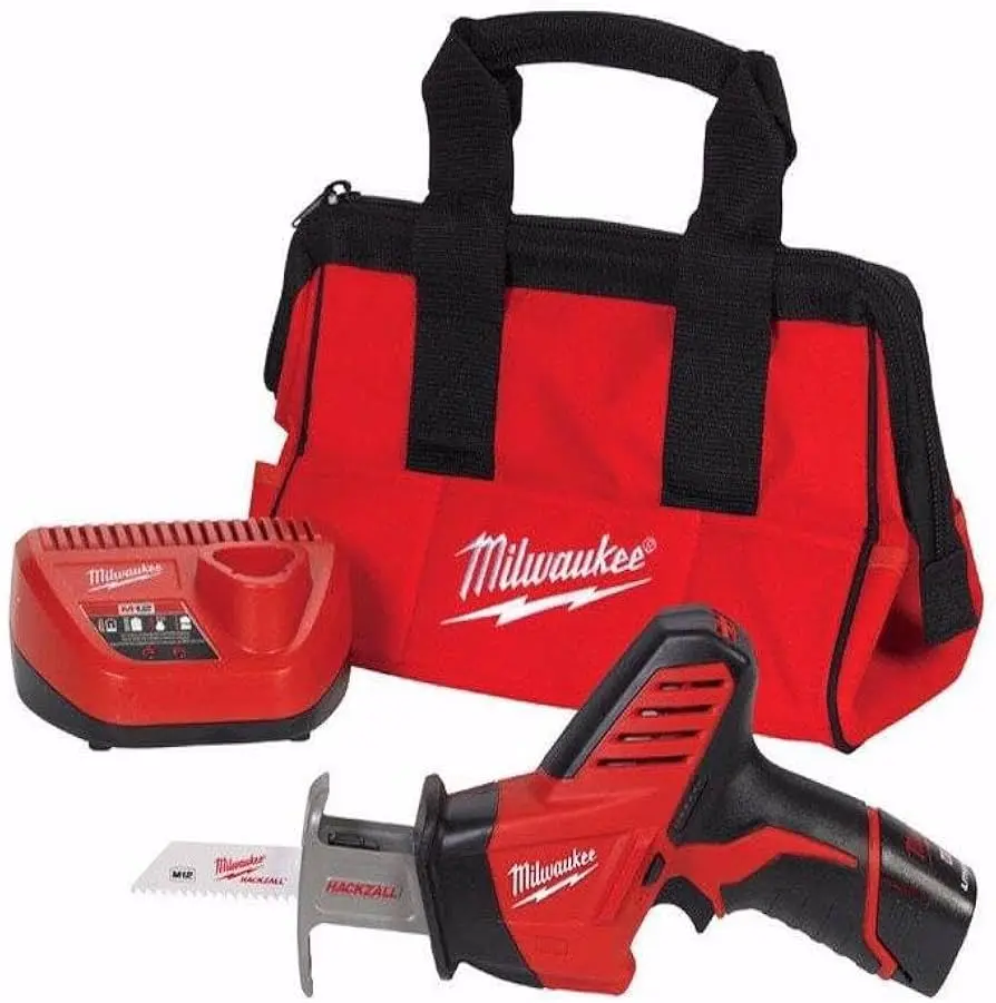 SIERRA SABLE HACKZALL M12™ KIT CON UNA BATERIA, CARGADOR Y MALETIN