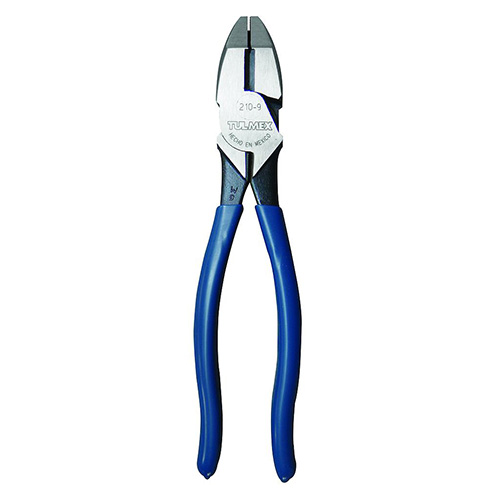 PINZA DE ELECTRICISTA ALTA PALANCA 9 MANGO AZUL BLISTER