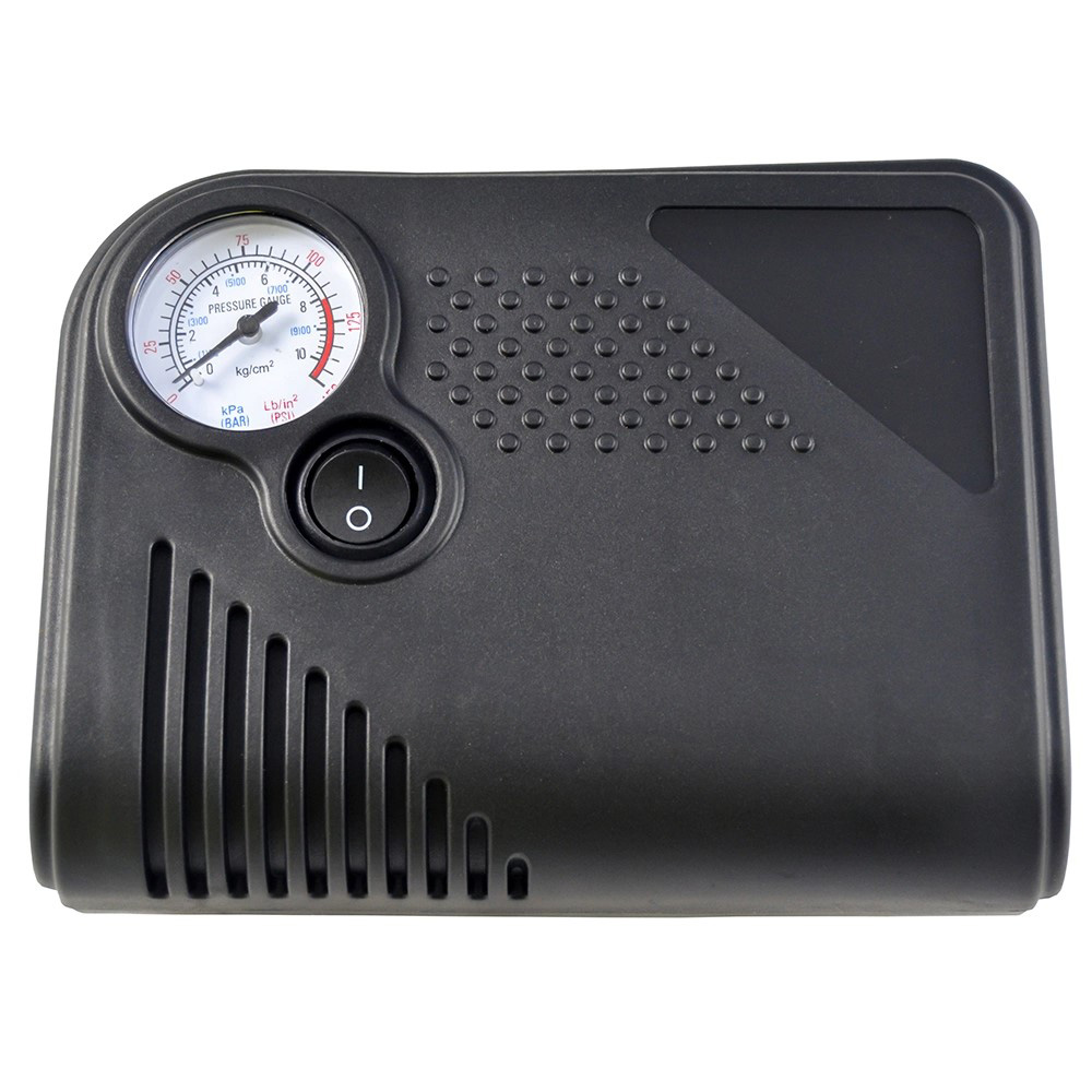 COMPRESOR DE AIRE PORTÁTIL P/AUTOMOVIL 12 VOLTS 100 WATTS