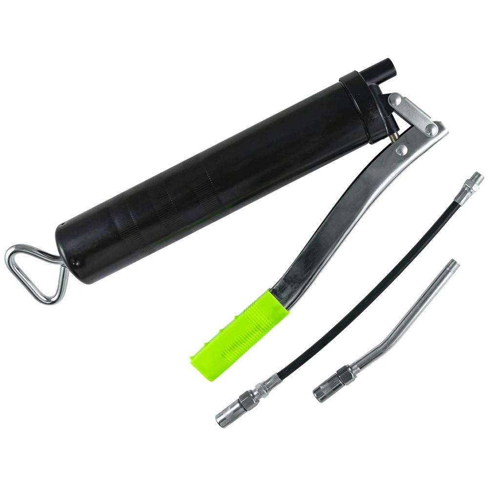 PISTOLA ENGRASADORA MANUAL CON TUBO FLEXIBLE DE 500 ML