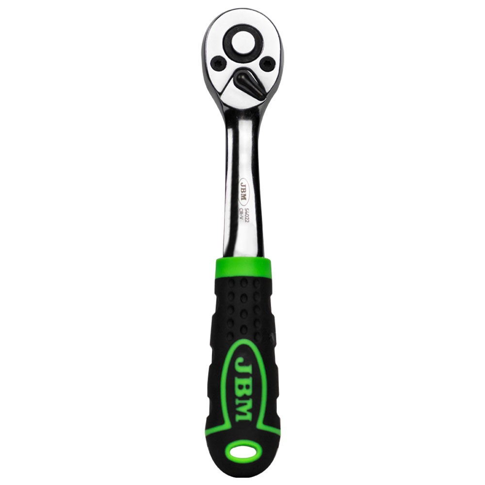 MATRACA REVERSIBLE DE 1/4 C/72 DIENTES 145MM CROMADA