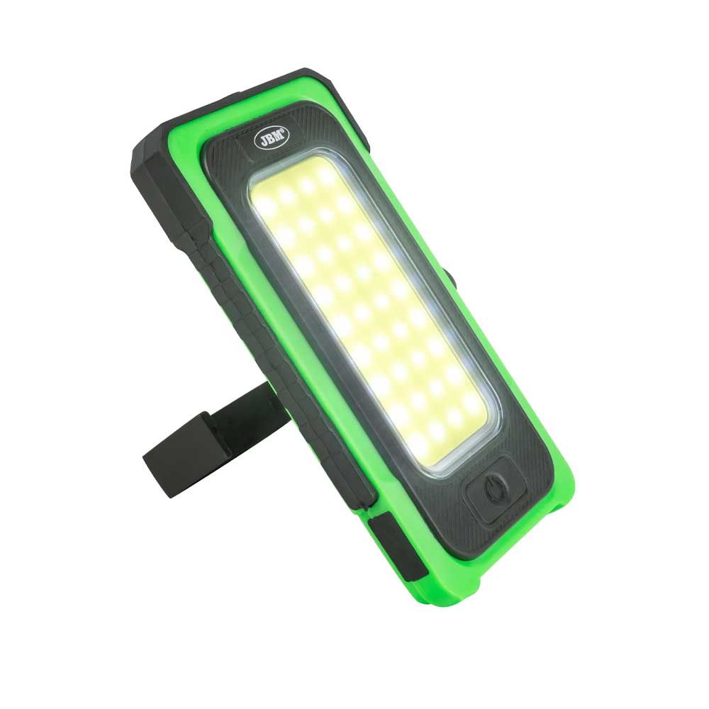 FARO DE TRABAJO C/IMANES LUZ LED DE 3 W RECARGABLE CON ENERGÍA SOLAR Y USB