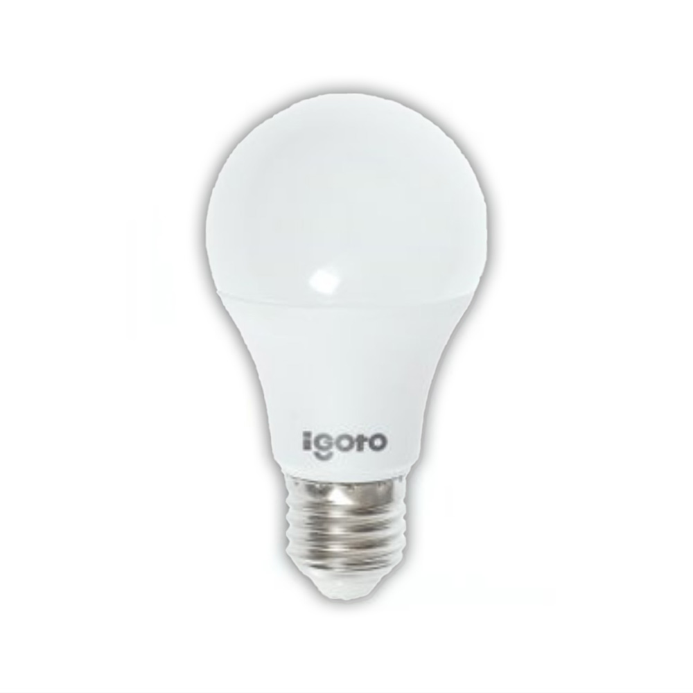 FOCO LED A60 12 WATTS ENTRADA ESTANDAR (LUZ CALIDA 3000 K) PAQUETE DE 3 PZAS