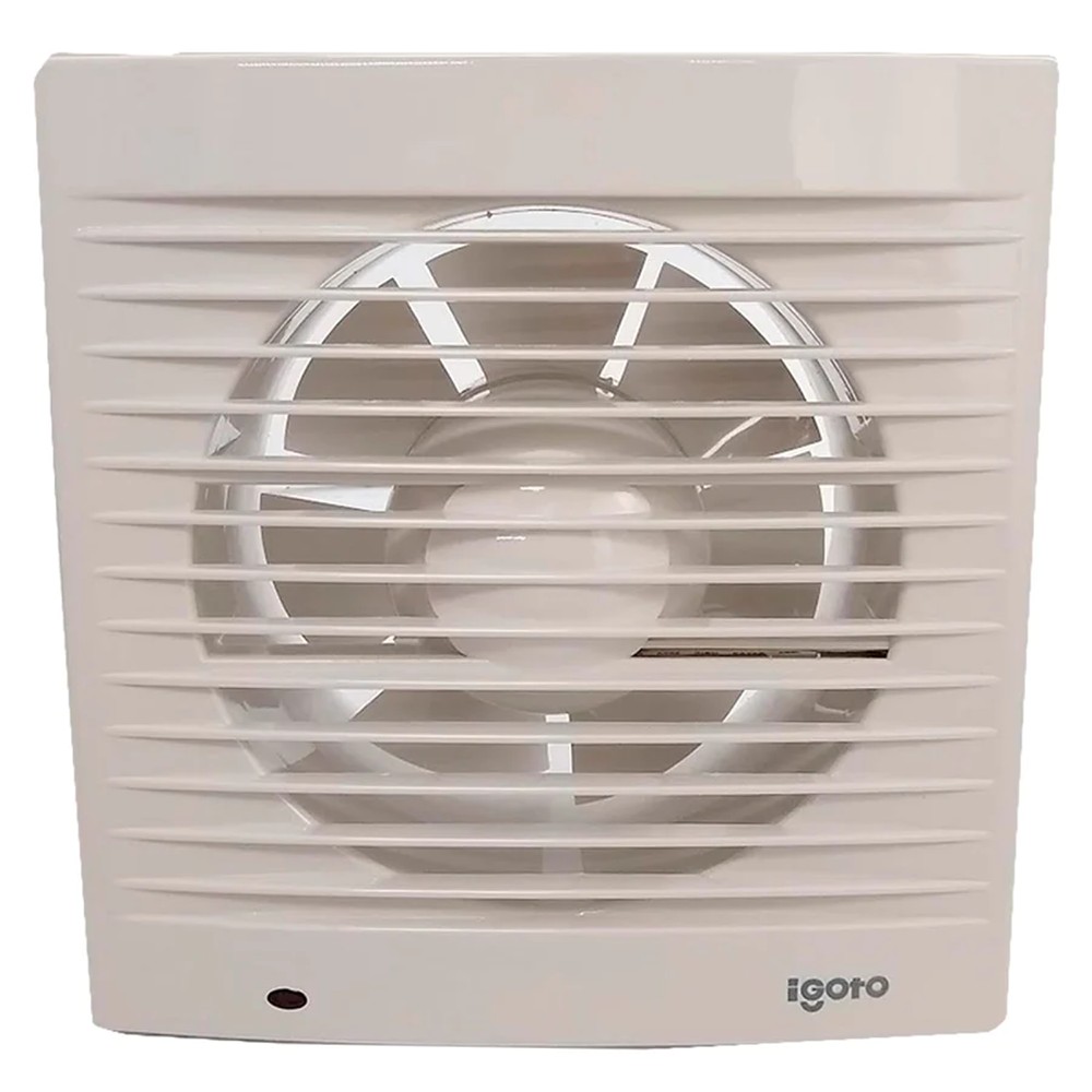 EXTRACTOR DE 6 PULGADAS COLOR BLANCO 110 VOLTS 60 Hz DE 18 WATS DE 21 X 21 CMS