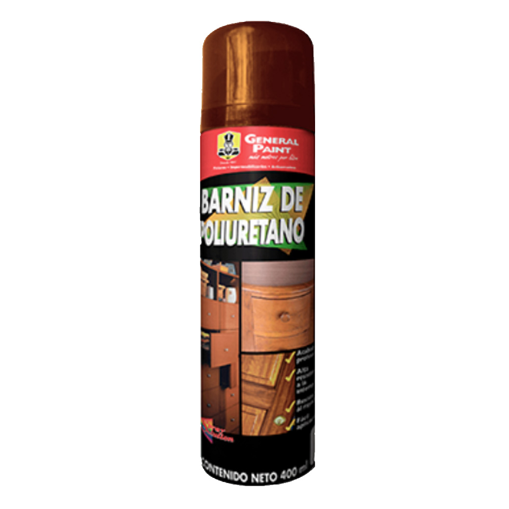 PINTURA EN SPRAY POLIURETANO PARA MADERA COLOR NOGAL