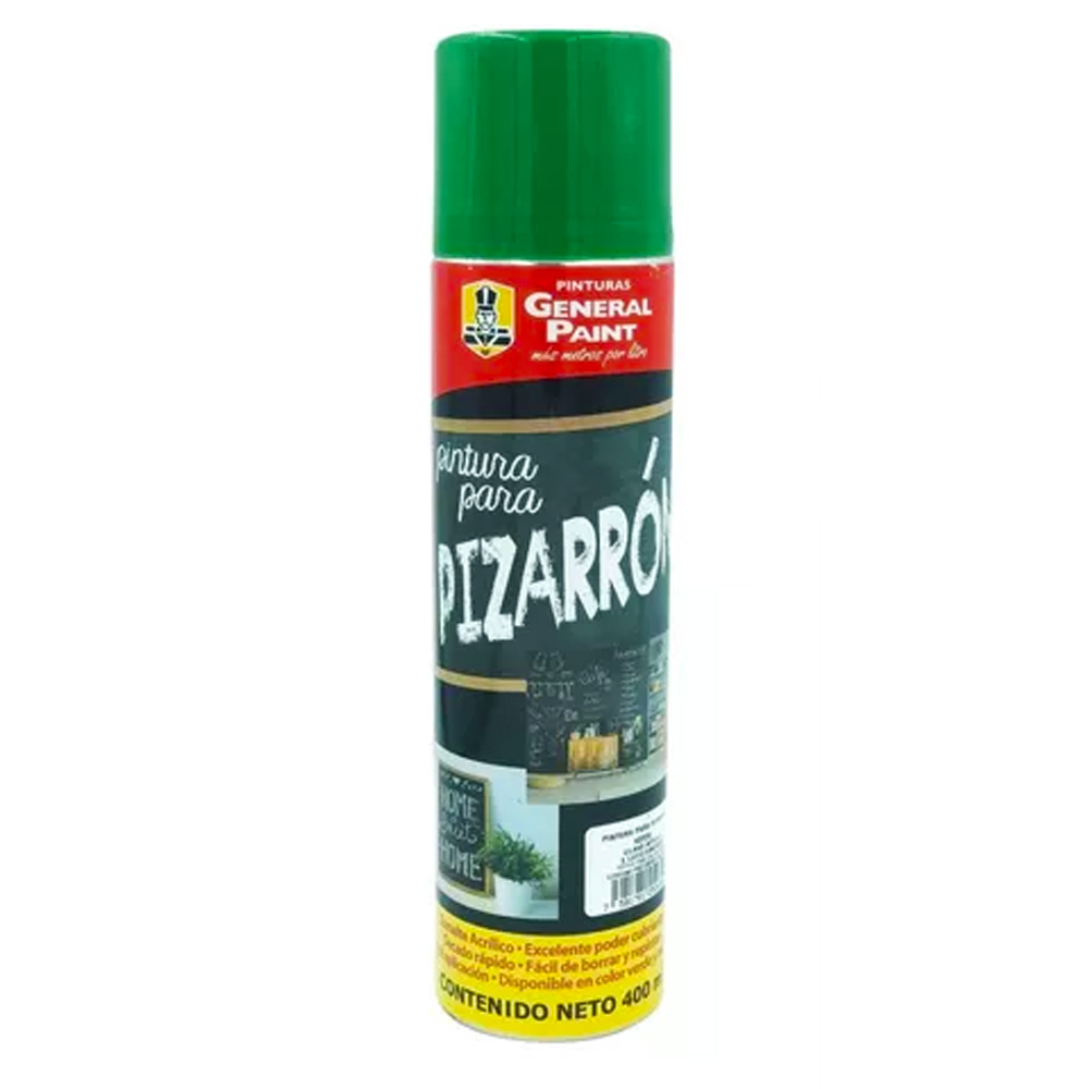 PINTURA EN SPRAY (BOTE 400ml) ESPECIAL PARA PIZARRON COLOR VERDE