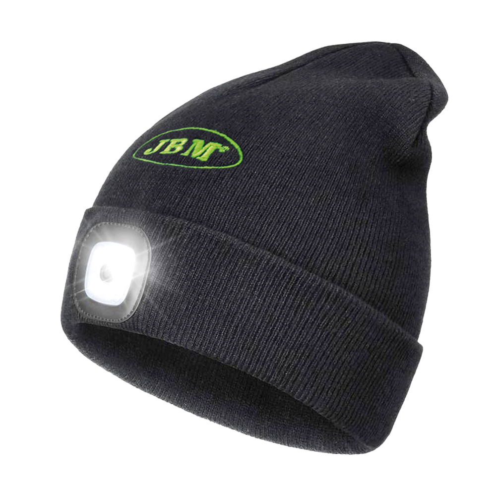 GORRO CON LINTERNA LED INCLUIDA Y 3 NIVELES DE LUMINOSIDAD