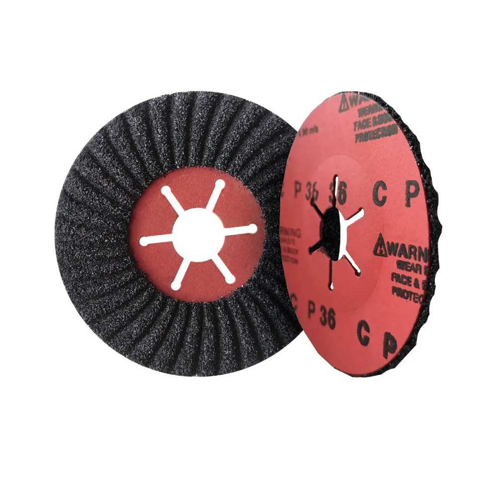 DISCO ABRASIVO SEMIFLEXIBLE DE CARBURO DE SILICIO, GRANO 36, DE 115 X 22.2MM