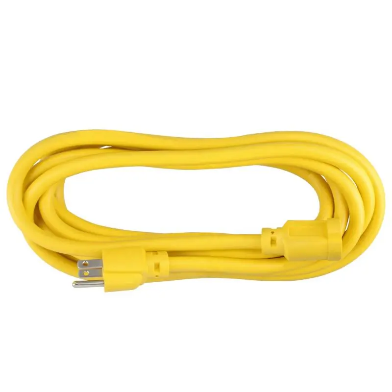EXTENSIÓN ELÉCTRICA USO EXTRA RUDO ATERRIZADA COLOR AMARILLO, 6 M