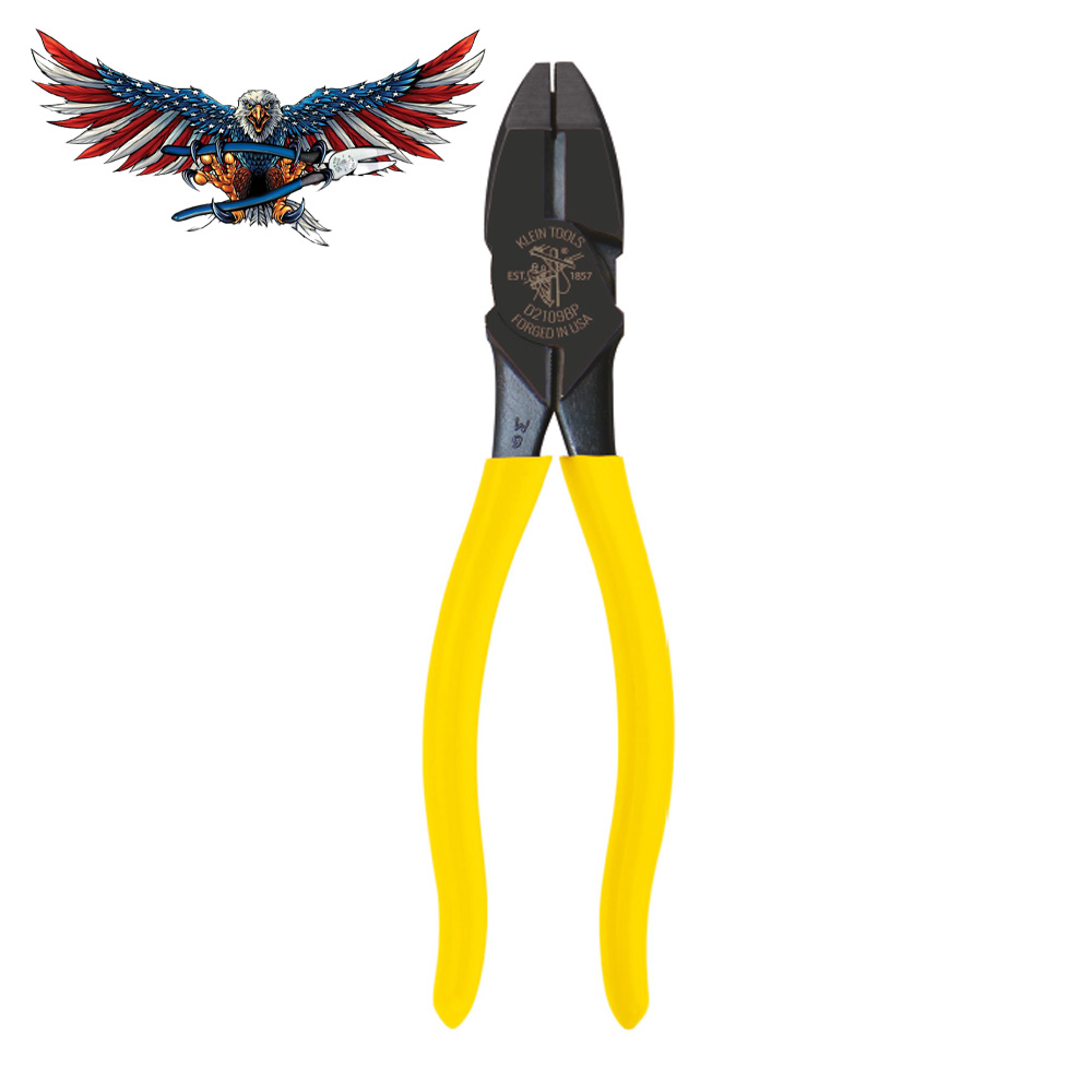 PINZA DE ELECTRICISTA ALTA PALANCA DE 9 PULG. ACABADO PAVONADO NEGRO (EXCLUSIVO KLEIN TOOLS)