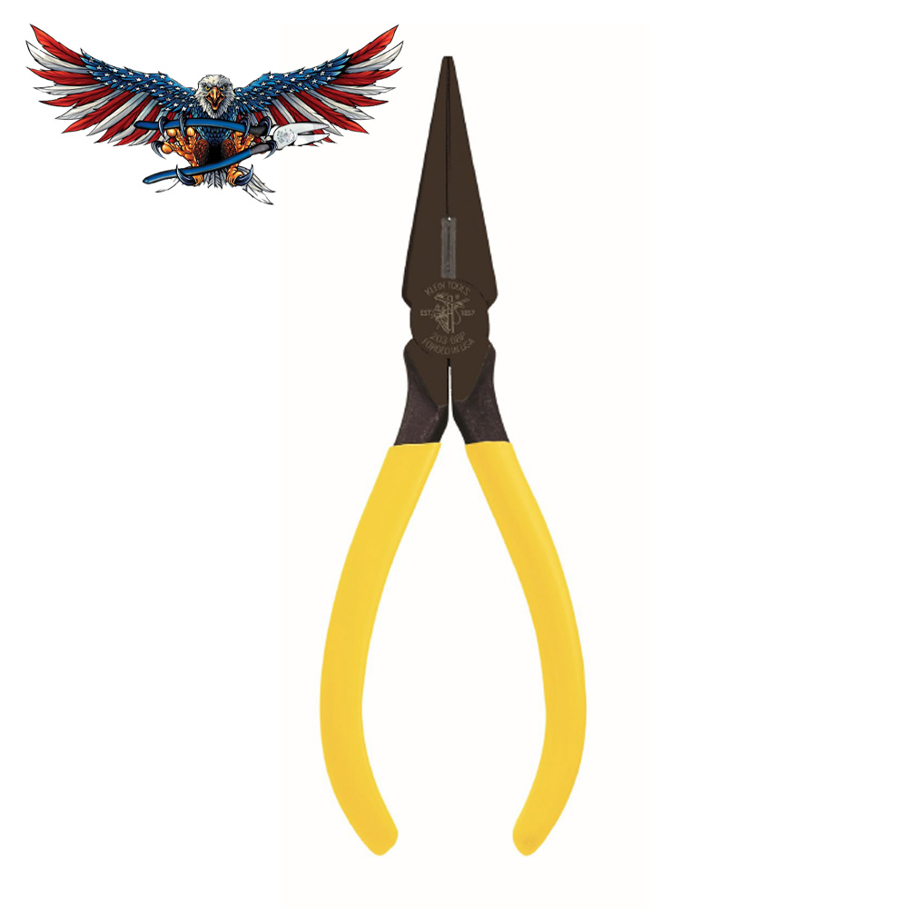 PINZA DE PUNTA CONICA DE 6 PULG. CON CORTE ACABADO PAVONADO NEGRO (EXCLUSIVO KLEIN TOOLS)