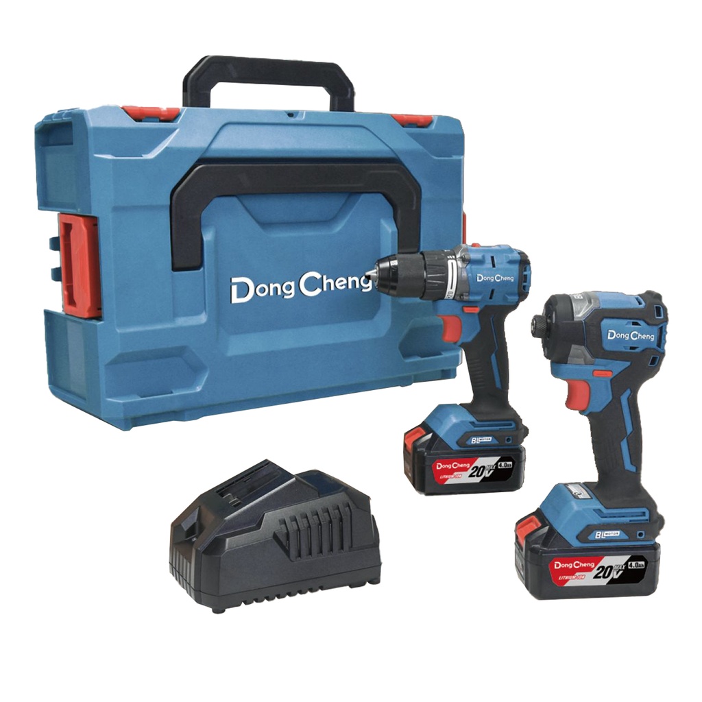 COMBO TAL/ROTOM/DEST 1/2 20V BRUSHLESS C/2 BAT 4AMP+DEST.IMPACTO C/208 NM TORQUE C/CAJA STOCKABLE