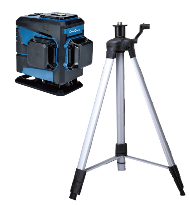 COMBO NIVEL LASER HOR/VERT C/NIVELACION AUT. COLOR VERDE ALCANZE 10MT C/BAT RECARG DE 4V+TRIPIE UNIV 1.5M