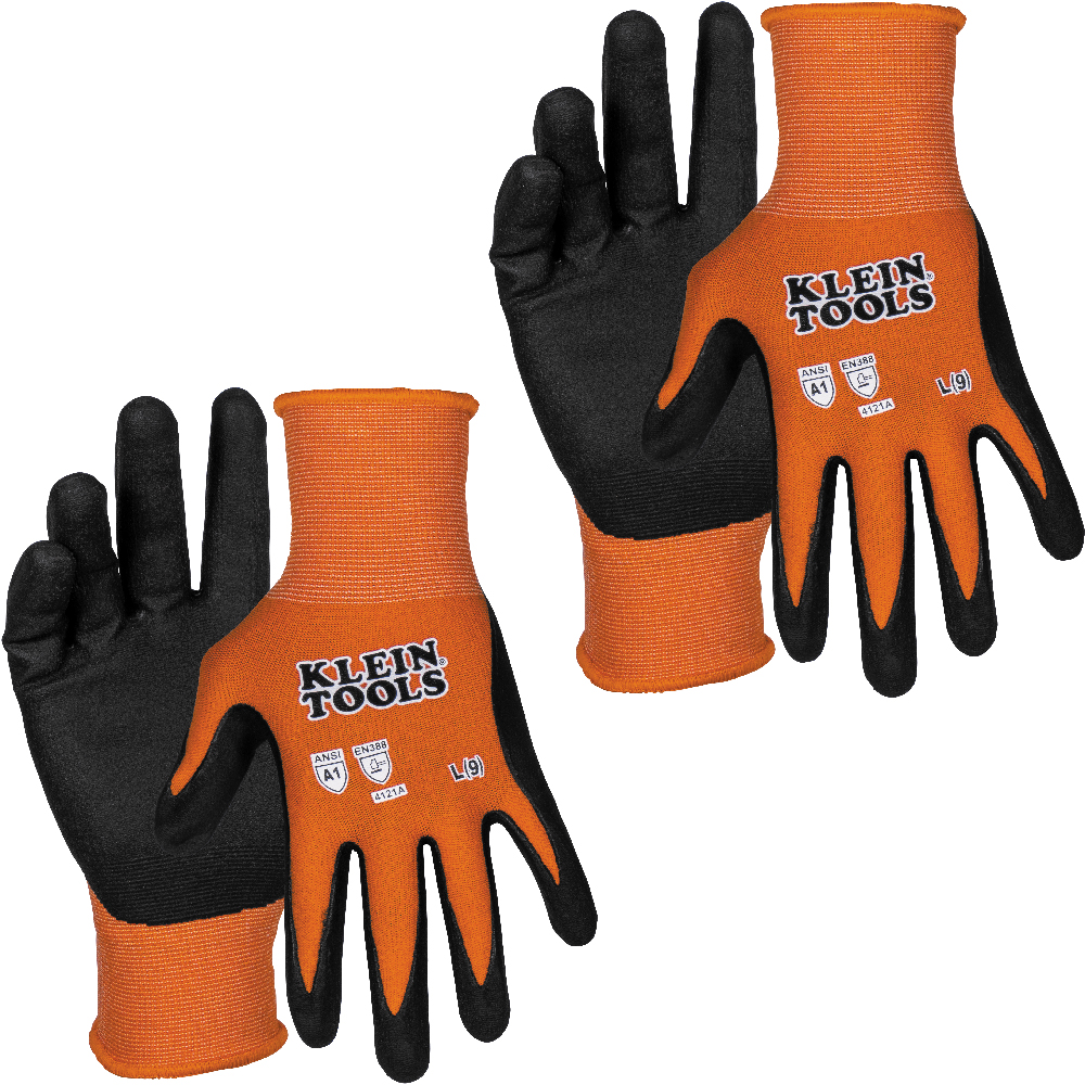 PAQUETE DE DOS PARES DE GUANTES ANTICORTE NIVEL 1 TALLA GDE