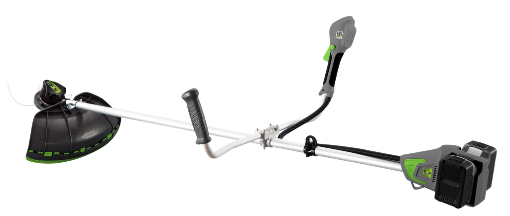 DESBROZADORA C/MOTOR ABAJO INALÁMBRICA 450W, MANGO "BICI" , BRUSHLESS, 2 BATERÍAS 20V
