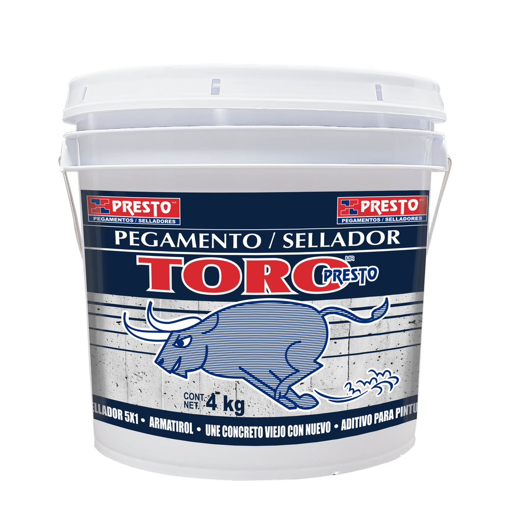 PEGAMENTO TORO SELLADOR GALON DE 4 KGS.