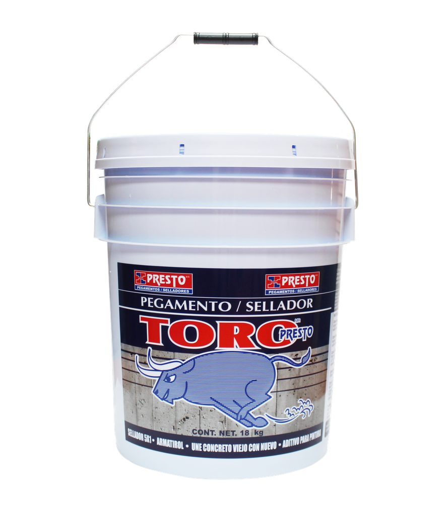 PEGAMENTO TORO SELLADOR CUBETA DE 18 KGS.