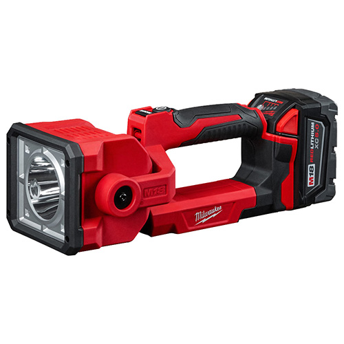 LAMPARA DE BUSQUEDA INALAMBRICA 18V C/BATERIA 5 AMP Y CARGADOR
