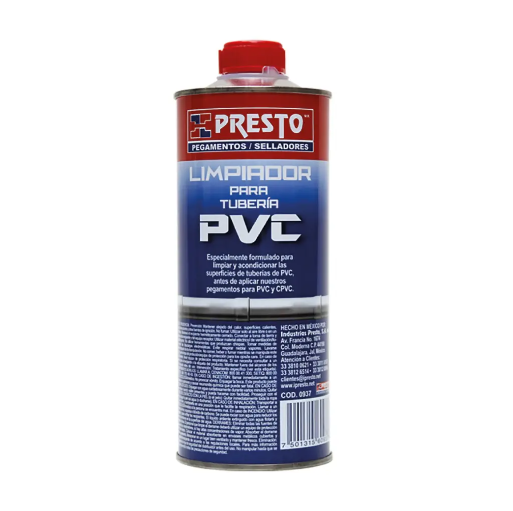 LIMPIADOR PVC LATA DE 500 ML.