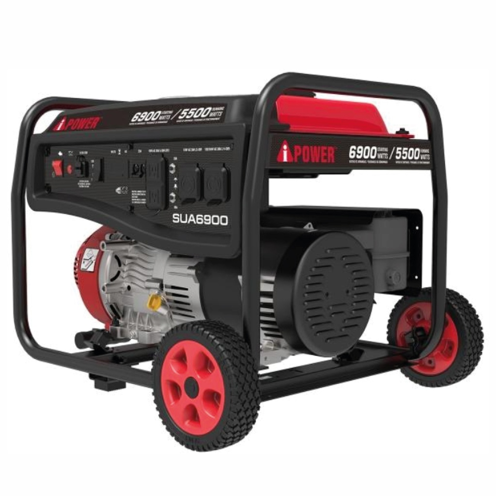 GENERADOR A GASOLINA MOD. SUA DE 6900 WATTS DE ARRANQUE Y 5500 WATTS CONTINUOS C/PROTECCION DE BAJO NIVEL DE ACEITE