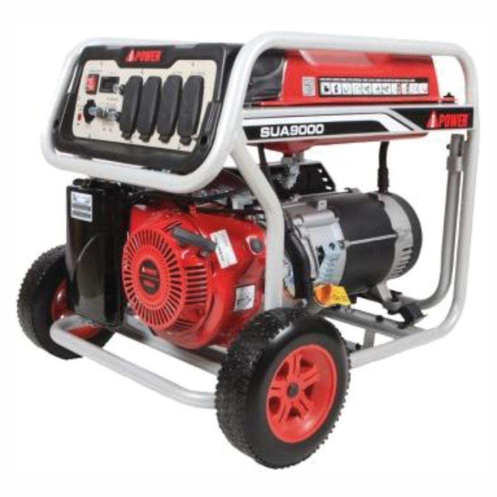 GENERADOR A GASOLINA MOD. SUA DE 9000 WATTS DE ARRANQUE Y 7000 WATTS CONTINUOS C/PROTECCION DE BAJO NIVEL DE ACEITE