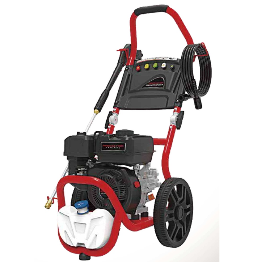 HIDROLAVADORA A GASOLINA MODELO PREDATOR 3200 PSI MOTOR DE 6.8 HP 223 CC BOMBA AXIAL 