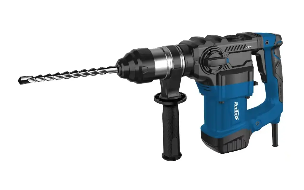 ROTOMARTILLO CINCELADOR SDS PLUS 5KG, 1400W, 6J, CON ESTUCHE PLASTICO, 2 CINCELES, 3 BROCAS Y TUBO DE GRASA