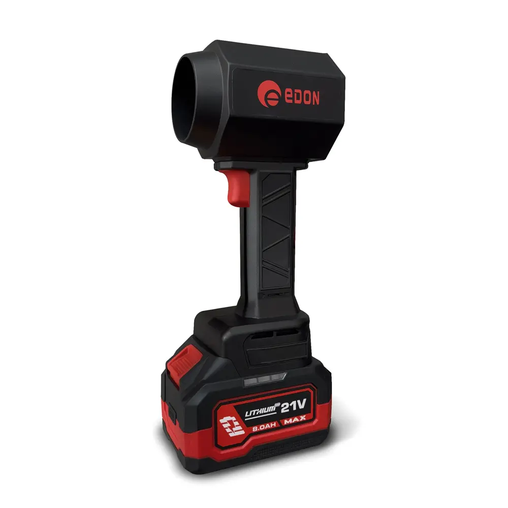 SOPLADOR DE AIRE MARCA EDON 1000 W BATERIA DE 8 AMP