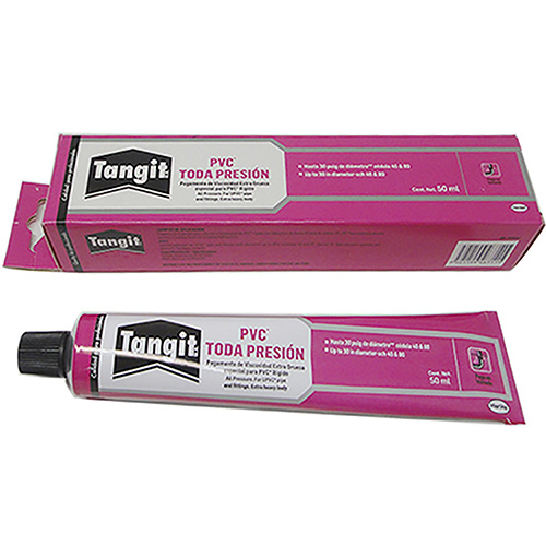 PEGAMENTO PARA PVC TANGIT TODA PRESION TUBO 50GRS.