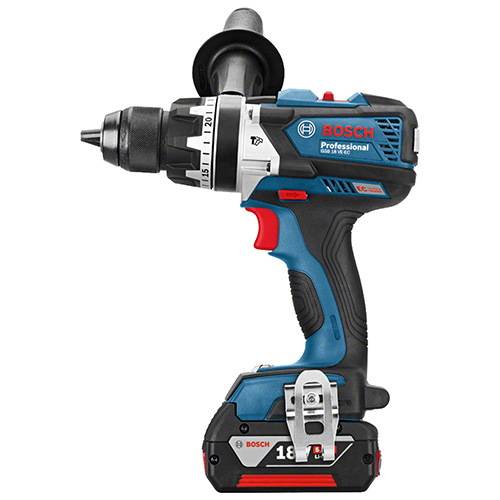 TALADRO/ATORN. 18 V 1/2 C/2 BAT. 4.0AH C/CARGADOR RAPIDO 127 V C/MALETIN L-BOXX (BOI-19F1-3G0)