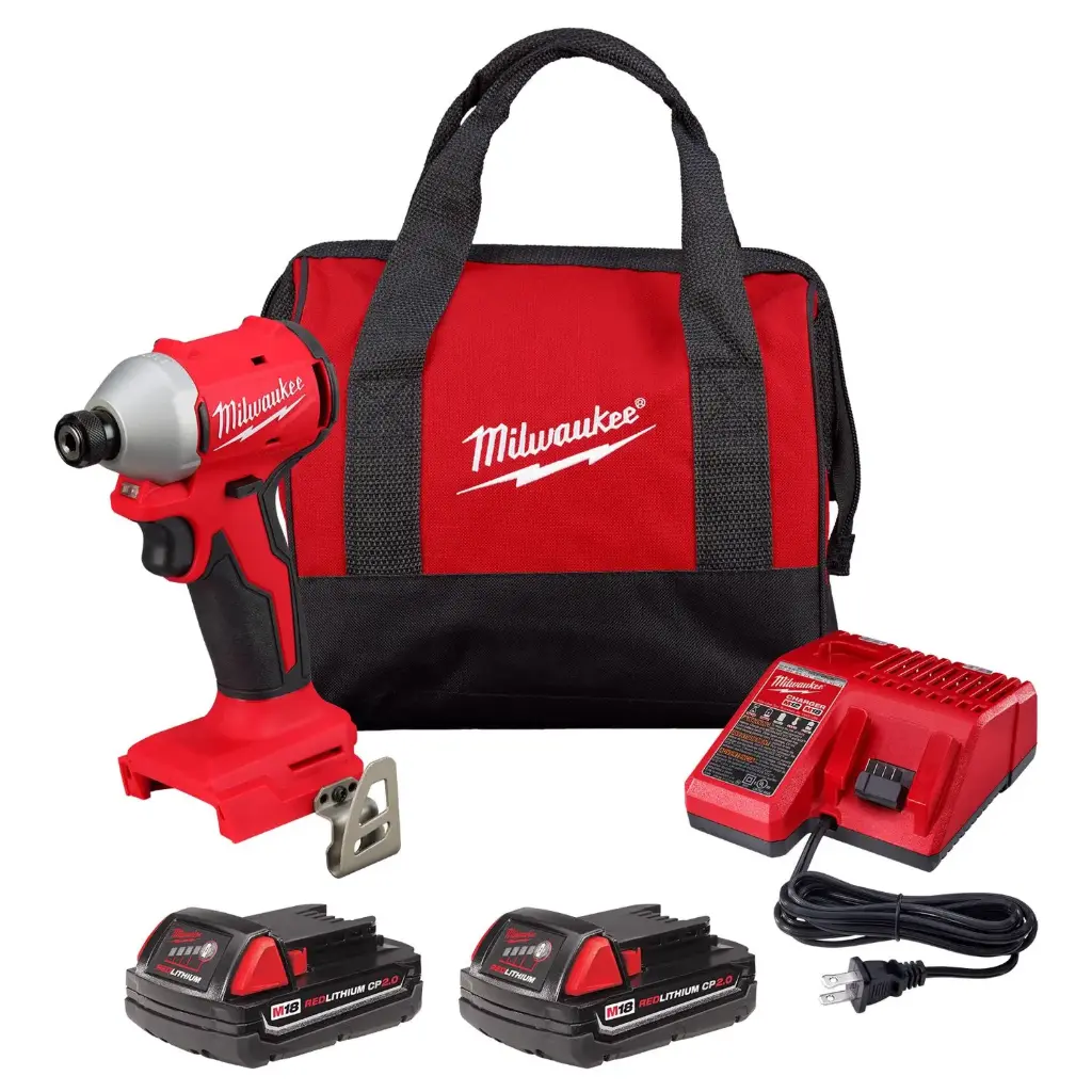 KIT DE ATORNILLADOR DE IMPACTO COMPACTO SIN ESCOBILLAS M18