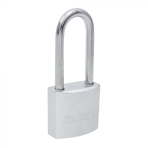 CANDADO DE HIERRO PLATEADO 32mm GANCHO LARGO