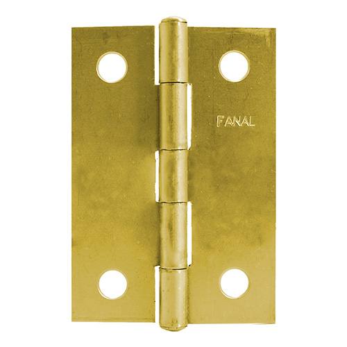 BISAGRA ALARGADA P/MUEBLES LATONADA C/TORNILLO 1.5 X 1.4 (PAQ. 20 PZAS.)