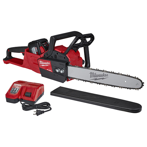 MOTOSIERRA INALAMBRICA 18 V C/1 BAT. 9 AMP + CARGADOR C/BARRA Y CADENA 16 OREGON