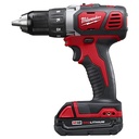 TALADRO/DESTORNILLADOR 1/2 18 V M18 C/2 BAT. COMPACTAS Y CARGADOR 0-1,800 RPM