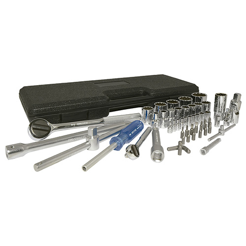 JUEGO PROFESIONAL COMBINADO STD CON 70 PIEZAS EN ESTUCHE DE PLASTICO
