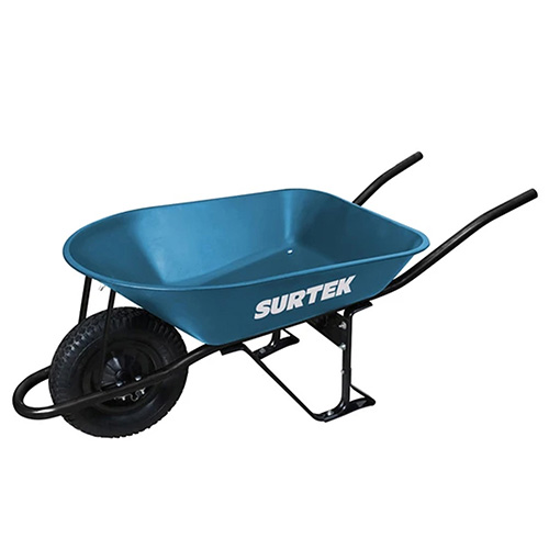 CARRETILLA C/BASTIDOR METALICO 5 FT3 LLANTA NEUMATICA REFORZADA DE 4 CAPAS