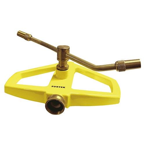 ASPERSOR ESTACIONARIO DE 2 BRAZOS C/BASE METALICA 3/4 GHT